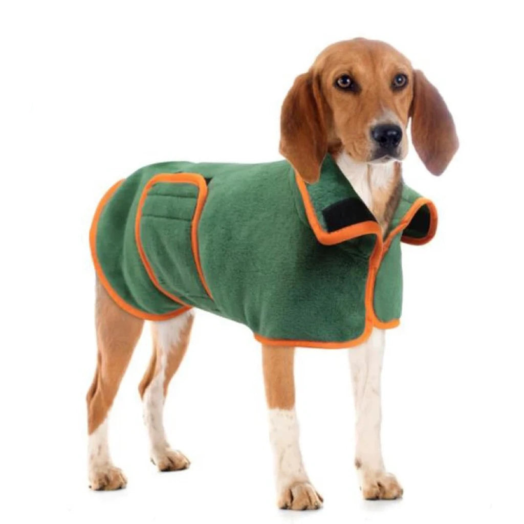 Transform Your Pup's Bath Time with Our Fast-Drying Microfiber Bathrobe - Soft, Absorbent & Adjustable for Small to Large Dogs