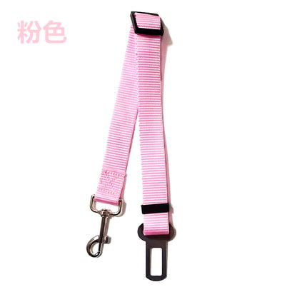 Adjustable and Retractable Pet Seat Belt for Dogs & Cats - Keep Your Furry Friends Safe During Car Rides!