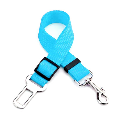 Adjustable and Retractable Pet Seat Belt for Dogs & Cats - Keep Your Furry Friends Safe During Car Rides!