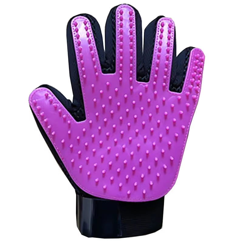 Transform Your Pet's Grooming Routine with Our 1PC Cat Hair Removal Gloves - Effective Massage and Cleaning Tool in 6 Vibrant Colors!